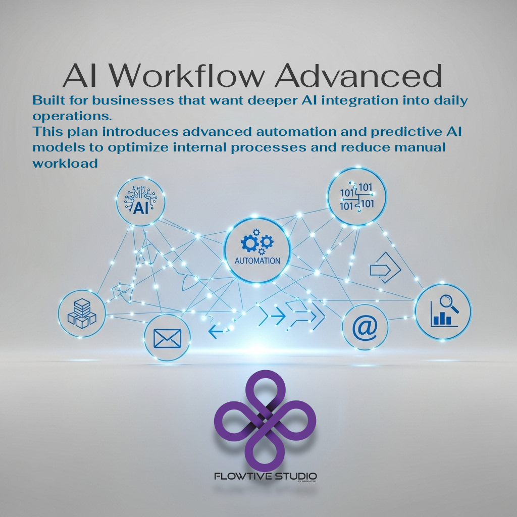 AI Workflow Advanced (Premium Plan) - Montly