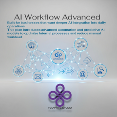 AI Workflow Advanced (Premium Plan) - Montly